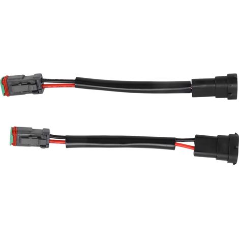 Stück DT-Buchse auf H11-Stecker Kabelbaumadapter, wasserdichter Stecker für LED-Streifen und Arbeitsleuchten (1/5)