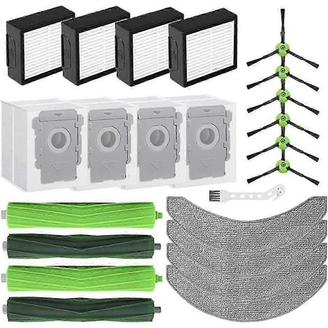 Pièces détachées pour aspirateurs robots Combo J9+ et Combo J7+/Plus : brosses principales, filtres, lingettes de nettoyage, bac à poussière (1/5)