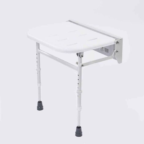 NRS Healthcare Sedile da doccia pieghevole con gambe (1/5)