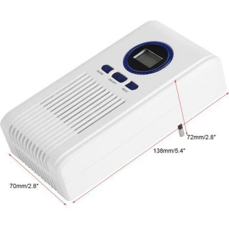 Générateur d\'ozone Stérilisateur purificateur d\'air Toilette Chambre Désodorisant Désinfection Machine AC220V EU Plug (1/4)