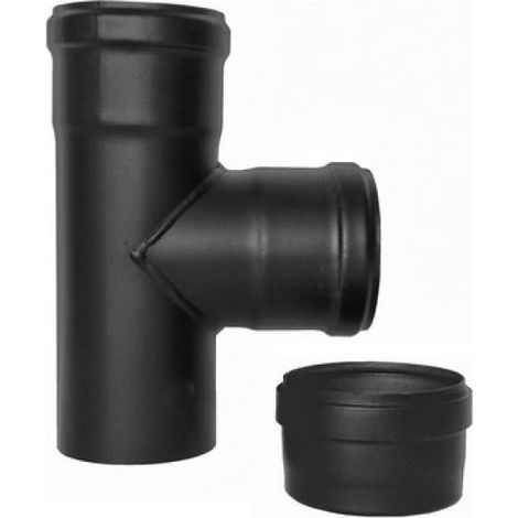 RACCORDO A T 90° FFM PELLET SMALTATO Diam. 80