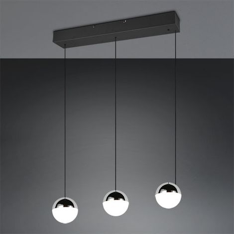 Lampe pendante à 3 lampes Senta Chrome - R33553106 (1/3)