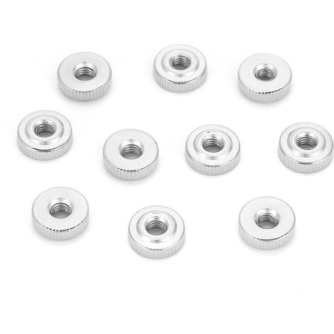 10 pièces écrous à oreilles moletés GB807 M4 M5 M6 M8 M10 pour poignée de serrage (M4) (1/5)
