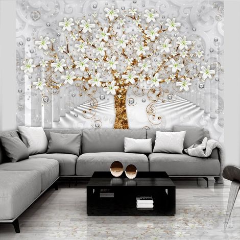 Papier peint Tree in the Tunnel - 400 x 280 cm (1/4)