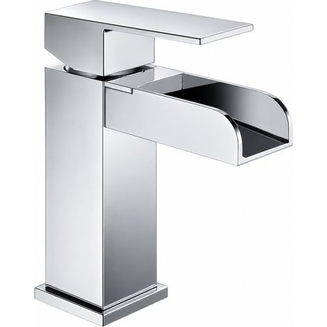 Mitigeur Lavabo Bec Cascade O'DESIGN Daly Chromé - D11C (1/4)