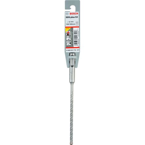 Brocas martillos perforadores SDS Plus-5X 5 x 100 x 160 mm BOSCH 2608833772