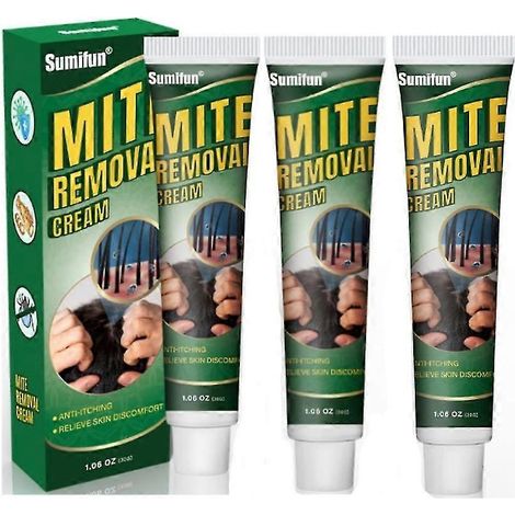 Lot de 3 pansements anti-démangeaisons pour éliminer les poux et les acariens. Soin de la peau. Traitement naturel. (1/4)