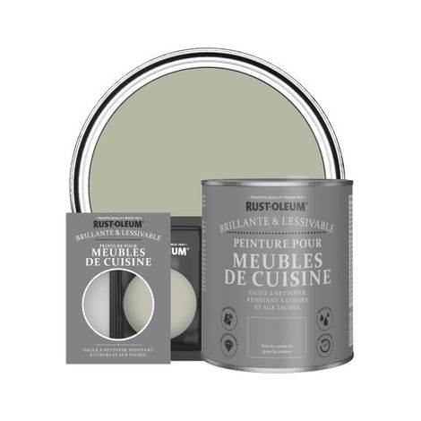 Peinture pour Meubles de Cuisine, Finition Brillante - Grège (1/2)