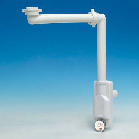 SIFONE SALVASPAZIO ISPEZIONABILE PER LAVABO- 1 - 11/4 D. 32-40 mm- LIRA- pezzi 1