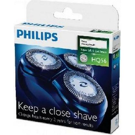 Lot 3 têtes rasoir HQ55 Philips compatibles tondeuse, performance optimale et confort d'utilisation