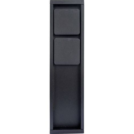 [NEUWERTIG] B-Ware Lutec 9702201012 Stromverteiler für Garten 2 Steckdosen Verteilerdose Anthrazit (1/2)