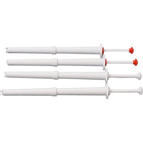 Set di 4 pinze multifunzione flessibili in acciaio inox per sottaceti, olive e peperoni, ideali per cucine e ristoranti.