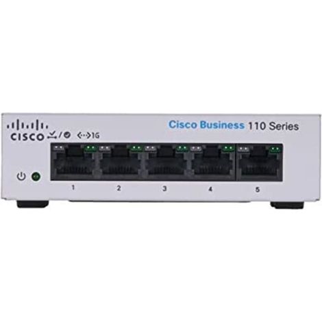 Cisco CBS110 No administrado L2 Gigabit Ethernet (10/100/1000) 1U Gris (1/5)