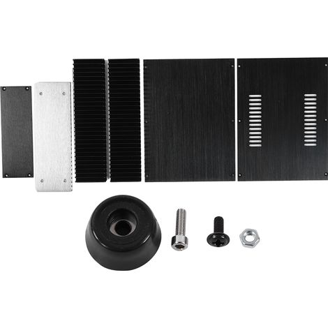 Boîtier Amplificateur Aluminium WA92, Châssis Enceinte pour TV Vidéo & Audio, Coffret Équipement Hi-Fi (1/5)