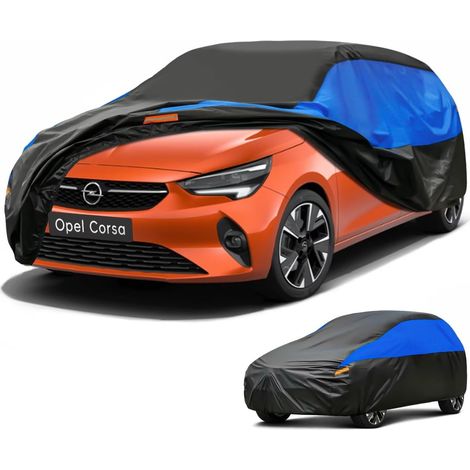 Bâche Voiture Exterieur Respirante, Compatible avec Opel Corsa(1993-2024) Housse de Protection Voiture Extérieur, Toutes Saisons Peuvent Tout Gérer Contre Pluie Soleil Poussière.,Taille pour OpeI Cors (1/5)