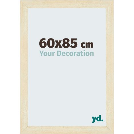 yd. - Cadre photo 60x85 - Sable Patine - MDF - Mura