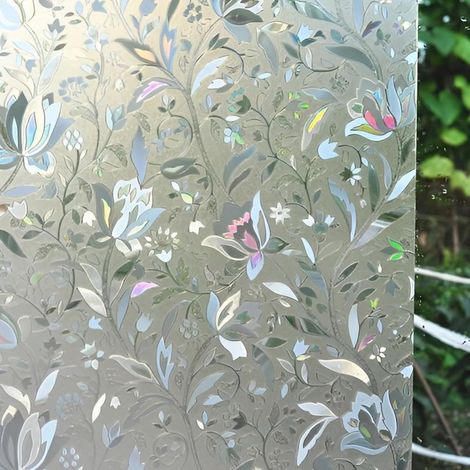Film de confidentialité Tulip 30x200cm for fenêtre Arc en Ciel, décalcomanies 3D for fenêtres en Verre, Autocollant de fenêtre Statique, for Le Bureau et la maison (1/4)