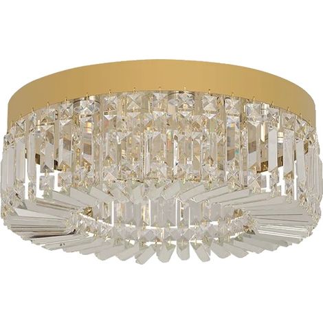 Plafonnier, Ampoules LED, Design Moderne, Dia50cm or, modifiable-a (1/2)
