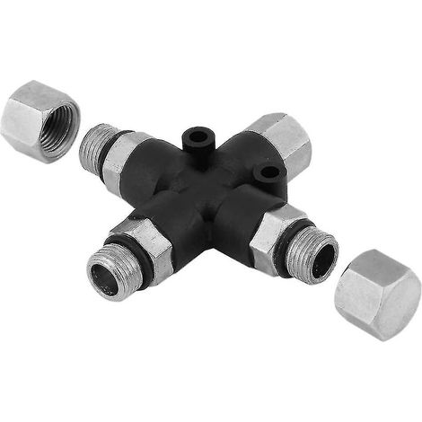 Adaptateur de tuyau pour aérographe - Adaptateur de tuyau - Prise BSP 1/8" - 3 sorties() (1/5)