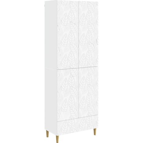 Cabinet Set 2 pcs White Engineered Wood vidaXL