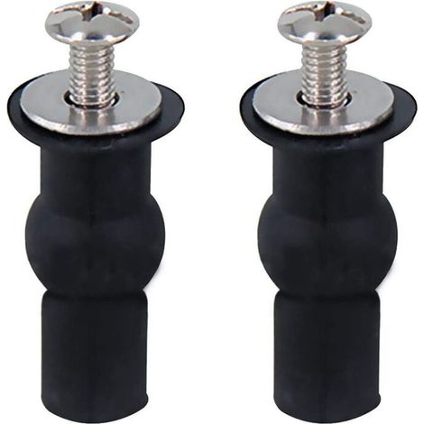 Abattant WC Fixations Charnières Accessoire de fixation pour abattant Convient à Toutes Les Toilettes(18mm) (1/5)