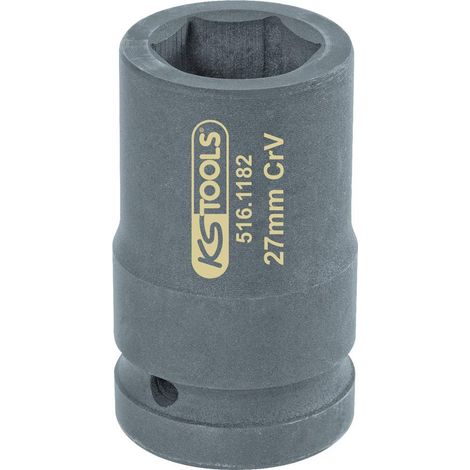 KS TOOLS 1" 6-Kant Stecknuss SW 27 mm ( 516.1182 ) (1/2)