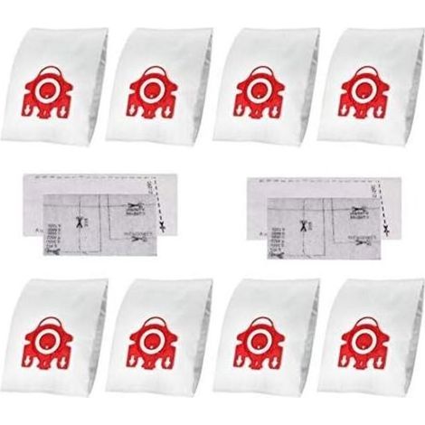Sacs d'aspirateur Miele FJM Sacs à Poussière de Rechange 3D Efficiency Pour Aspirateurs Miele (2 filtres de moter includes) H230 (1/5)