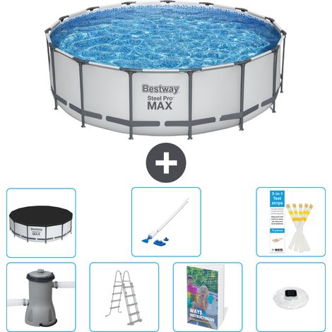 Bestway Bestway Steel Pro MAX Ronde - 488x122 cm - 8-pièces S552 (1/4)