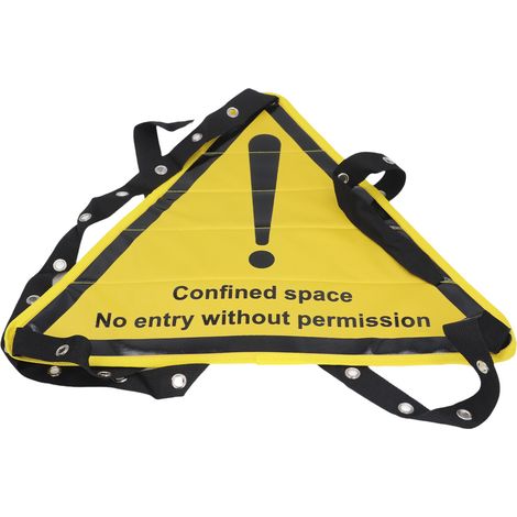 Panneau consigne cadenassage triangle polyester signalisation isolation pour zones dangereuses (1/5)