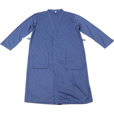 Peignoir doux pour homme, bleu marine, peignoir absorbant toutes saisons pour la maison