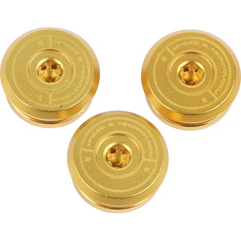 Lot de 3 couvercles décoratifs de boulon de filtre à air pour Yamaha Xmax300 2017-2018 (Doré) (1/5)