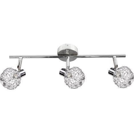 Candellux Collar 93-13668 plafoniera 3 luci G9 cromo