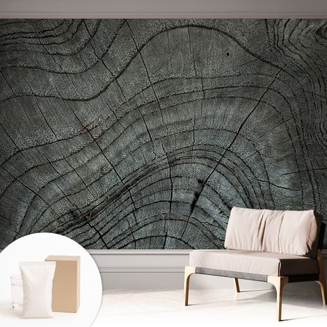 Tapete Vliestapete mit Kleber Wandtapete modern - Tapete mit Motiv - Tapete Schlafzimmer Maserungsmuster 312x219 cm (1/5)