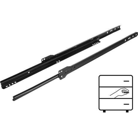Guide à rouleaux 450 mm noir 20 kg Riex NR09 (1/5)