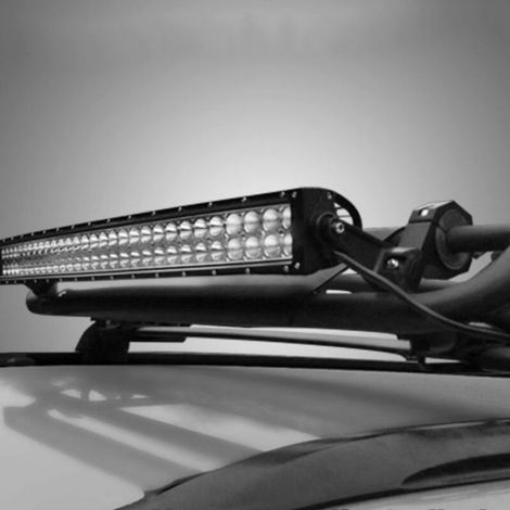 Support Barre Lumineuse - Montage Latéral - Rotation 360° - Pour Véhicules Tout-Terrain SUV Camion UTV - Lot De 2 (1/5)