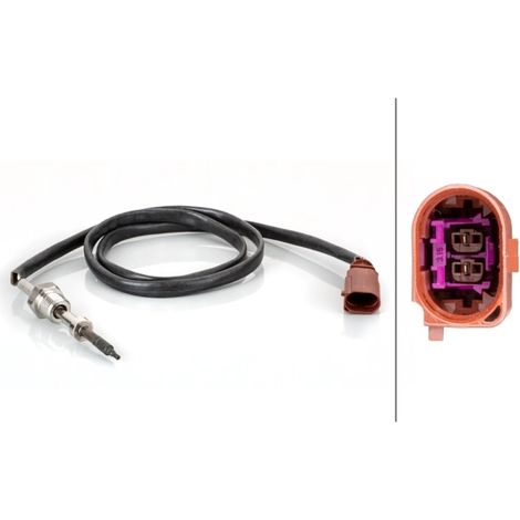 Capteur, température des gaz Hella 6PT 014 495-121 AUDI 04L 906 088 E 04L906088E