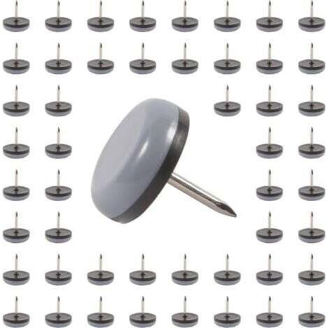 [JAMAIS UTILISÉ] Patins pour pieds de chaise. Faciles à installer sur les pieds de chaise, Patins Meubles pour une utilisation en intérieur pour protéger les sols des pieds de table (50 Pack) (1/4)