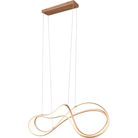 Suspension led design incurve 57w dore dimmable 3 temperatures - trio select - nala 88830863 88830863 88830863 88830863 88830863 (1/5)