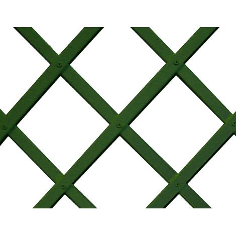 Trelliflex Kunststoff-Gitter 0,5x1,5 m Grün Farbe Profil aus Latten 22x6 mm Faura