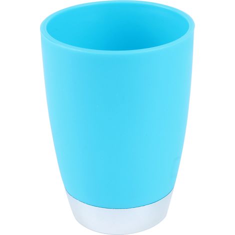 Ensemble de 6 accessoires de salle de bain comprenant un distributeur de savon, un gobelet et un porte-brosse à dents. (1/5)
