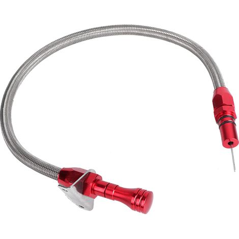 Jauge de niveau d'huile de transmission en acier inoxydable, compatible Chevrolet / GM TH350 350, rouge (1/3)