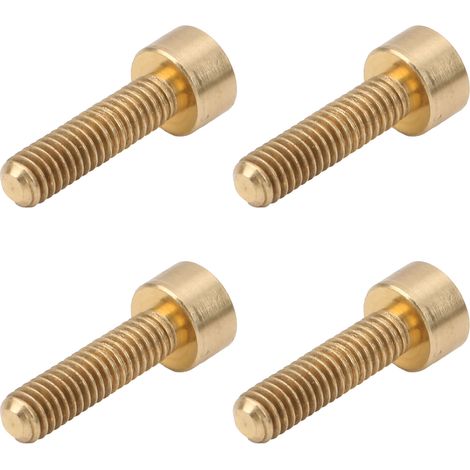 M4 pure copper cup-head hex socket screws (7mm head diameter, 4mm head thickness) (sold in packs of 50) M415 (1/5)