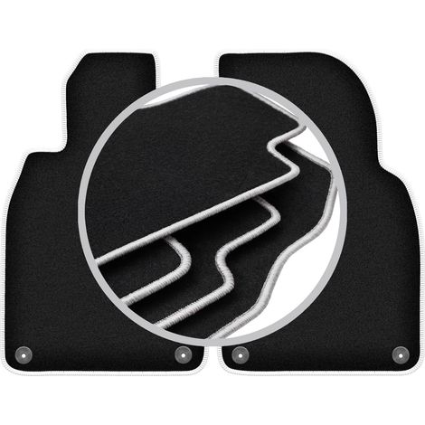 Tapis de sol Carlux argentés pour : Porsche Cayman 982 Roadster (2016-) (1/5)