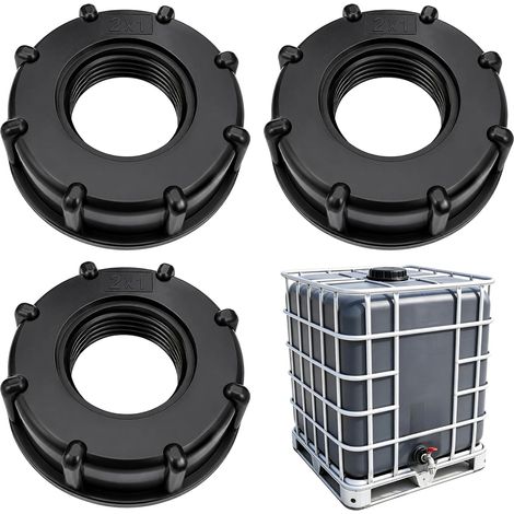 Adaptateur IBC Raccord De Vidange S60x6 Compatible Avec Cuve IBC 1000 Litre (1/5)