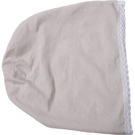 Doublure de Panier en Tissu Lavable Beige 16,5 Gallons pour Panier à Linge en Lin Naturel, Adaptée Rangement L'organisation Domestique (1/5)