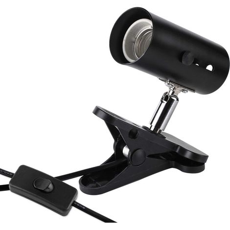 Support de lampe chauffante à pince pour reptiles, convient aux aquariums, reptiles, poulaillers, animaux de compagnie, plantes, lézards, tortues, caméléons, araignées, serpents, réglable, cordon de 1 (1/5)