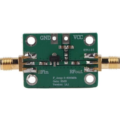 Amplificateur Faible Bruit LNA RF Large Bande 5-6000MHz Gain 20dB Module Électronique (1/5)