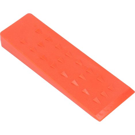 Coin d'abattage 25 cm en plastique ABS pour fendre le bois, couper des arbres, tronçonneuse, outils de bûcheronnage, orange