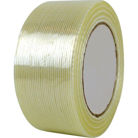 Lot de 6 Ruban adhésif armé fil à fil 50 mm x 50 M