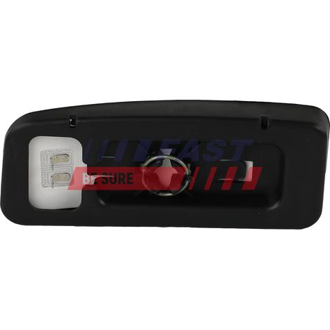 Miroir de courtoisie FT88611, verre chauffant en bas à gauche